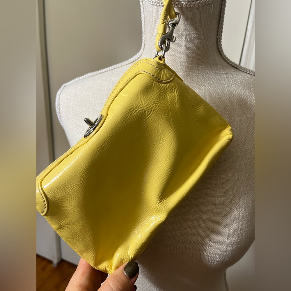 COACH Yellow Wristlet - Picture 2 of 3